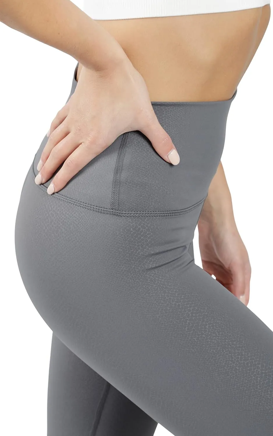 90 Degree By Reflex High Waist Tummy Control Squat Proof Ankle Length Printed Leggings