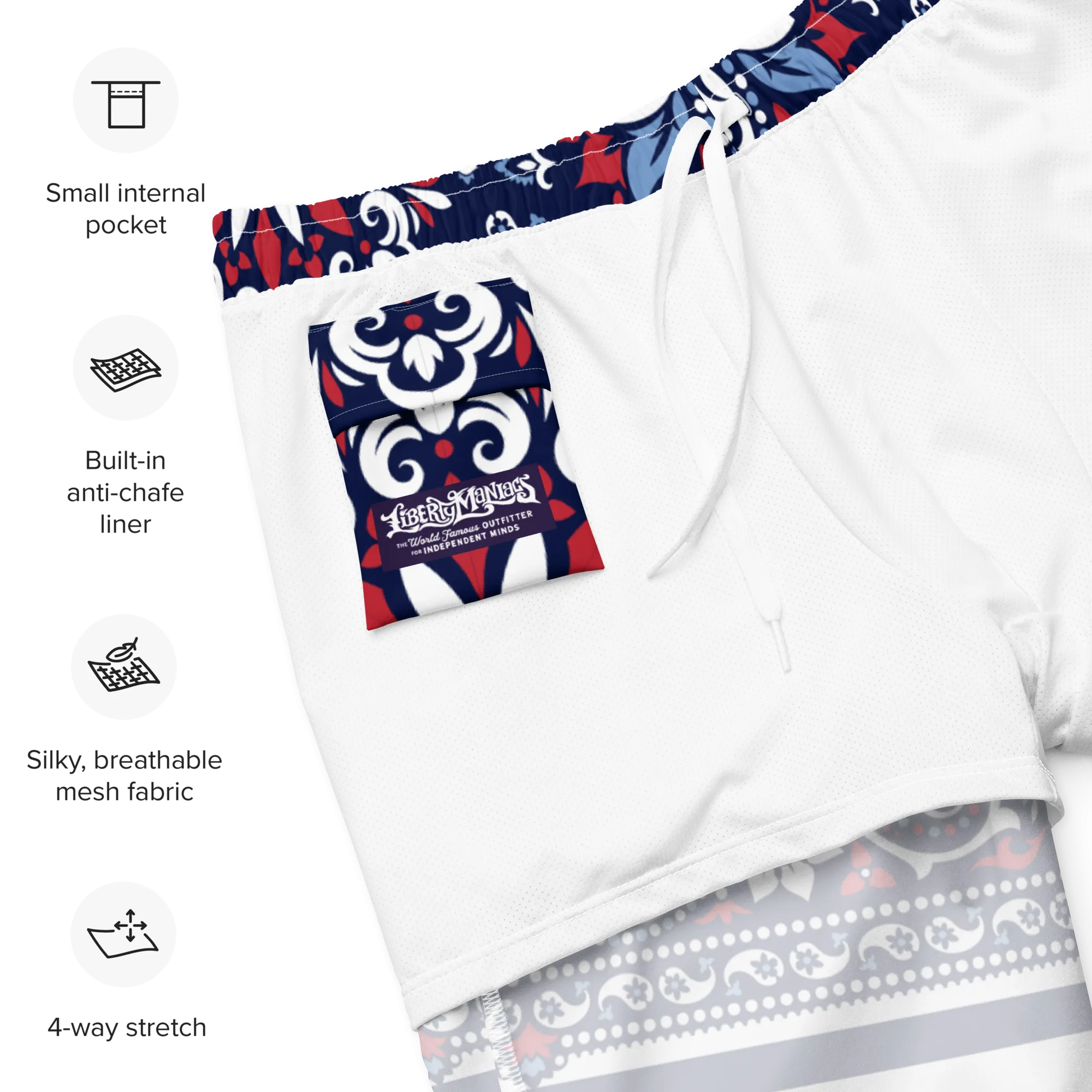 Burrito Bandito Supremo Gringo Men's Swim Trunks
