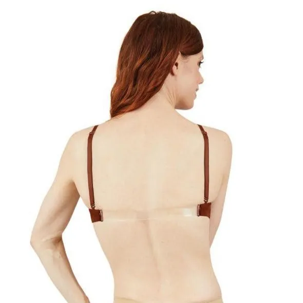 CAPEZIO 3776W SEAMLESS CLEAR BACK SWEETHEART BANDEAU