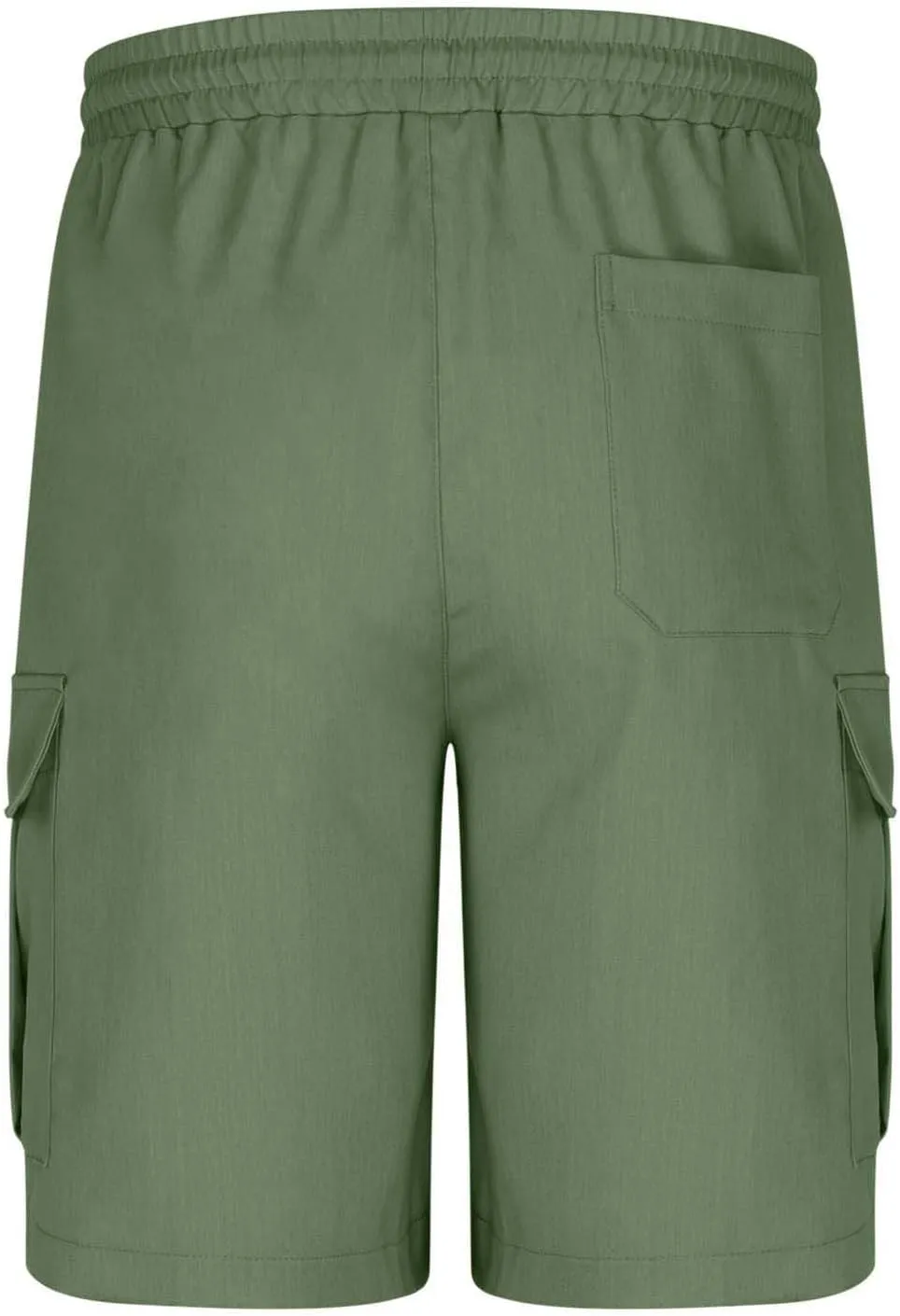 Cargo Shorts for Men Casual 2025 Summer Outdoor Workout Short Pants Trendy Elastic Waist Lightweight Work Shorts
