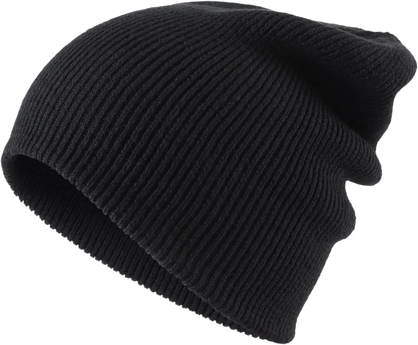 Connectyle Men's Cuffed Beanie Hat Thick Knitted Winter Hat Acrylic Warm Stocking Skull Caps