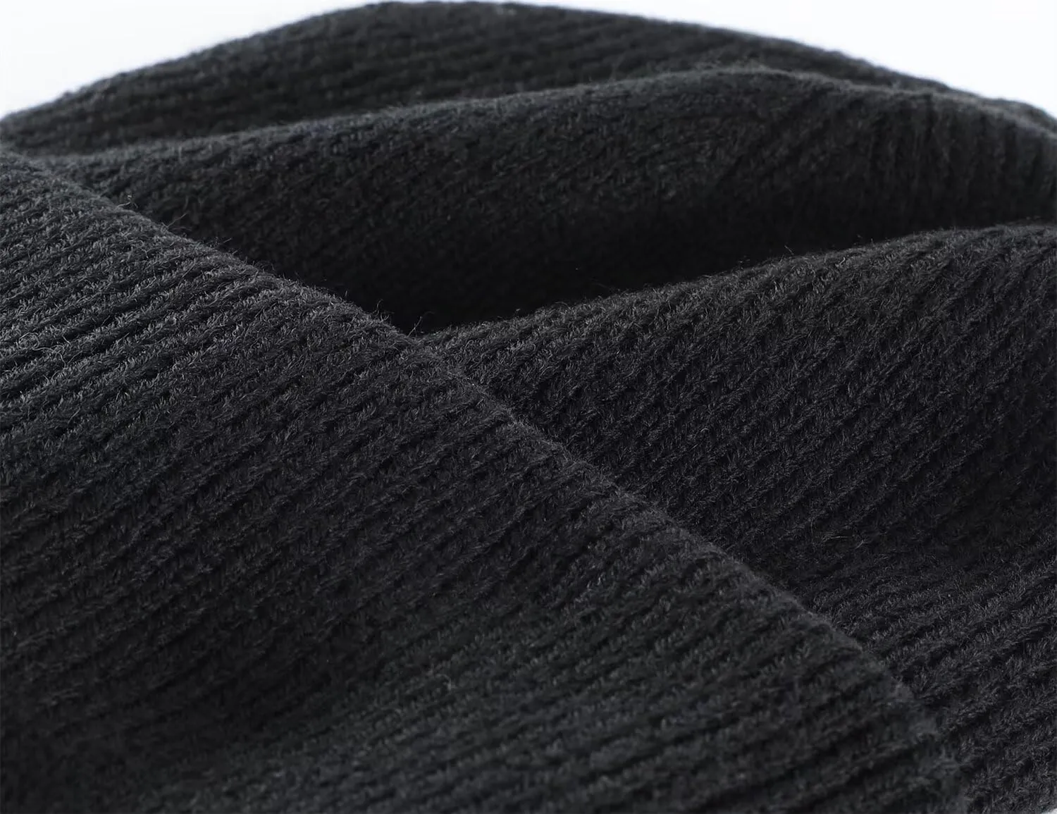 Connectyle Men's Cuffed Beanie Hat Thick Knitted Winter Hat Acrylic Warm Stocking Skull Caps