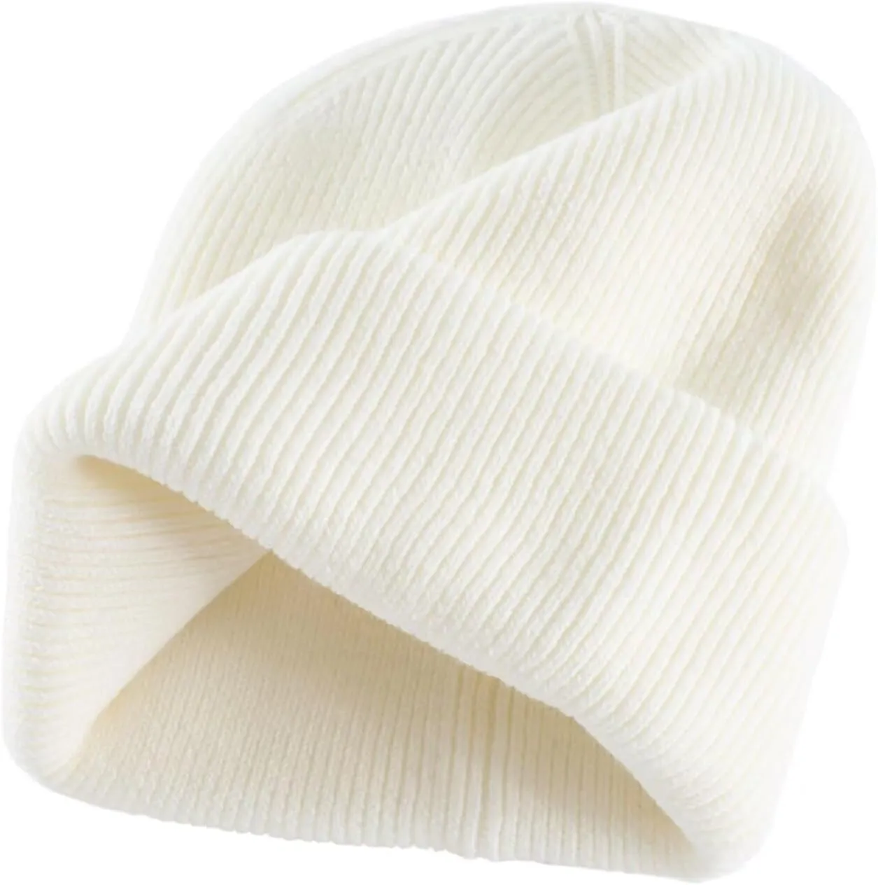 Connectyle Men's Cuffed Beanie Hat Thick Knitted Winter Hat Acrylic Warm Stocking Skull Caps
