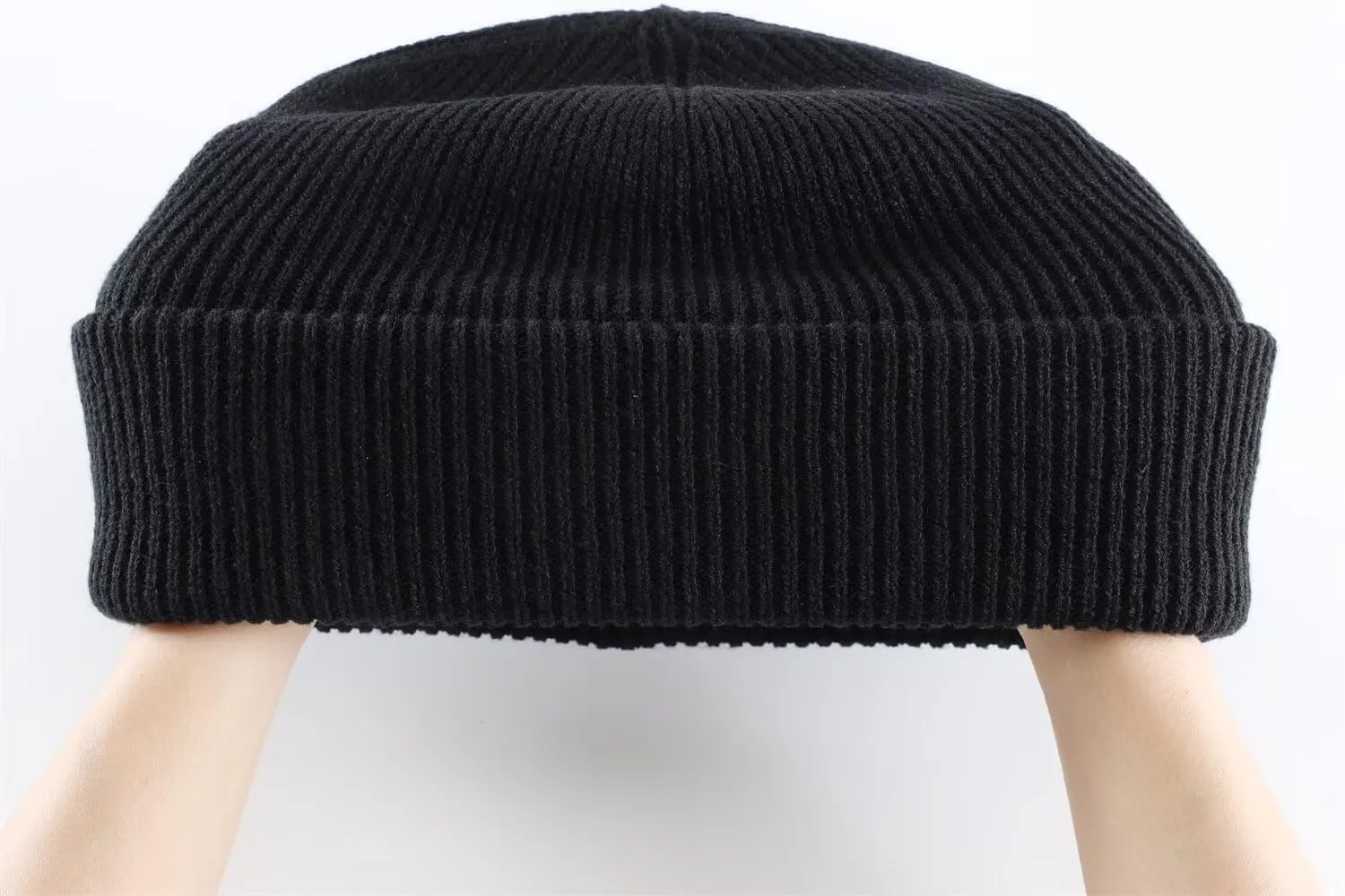 Connectyle Men's Cuffed Beanie Hat Thick Knitted Winter Hat Acrylic Warm Stocking Skull Caps