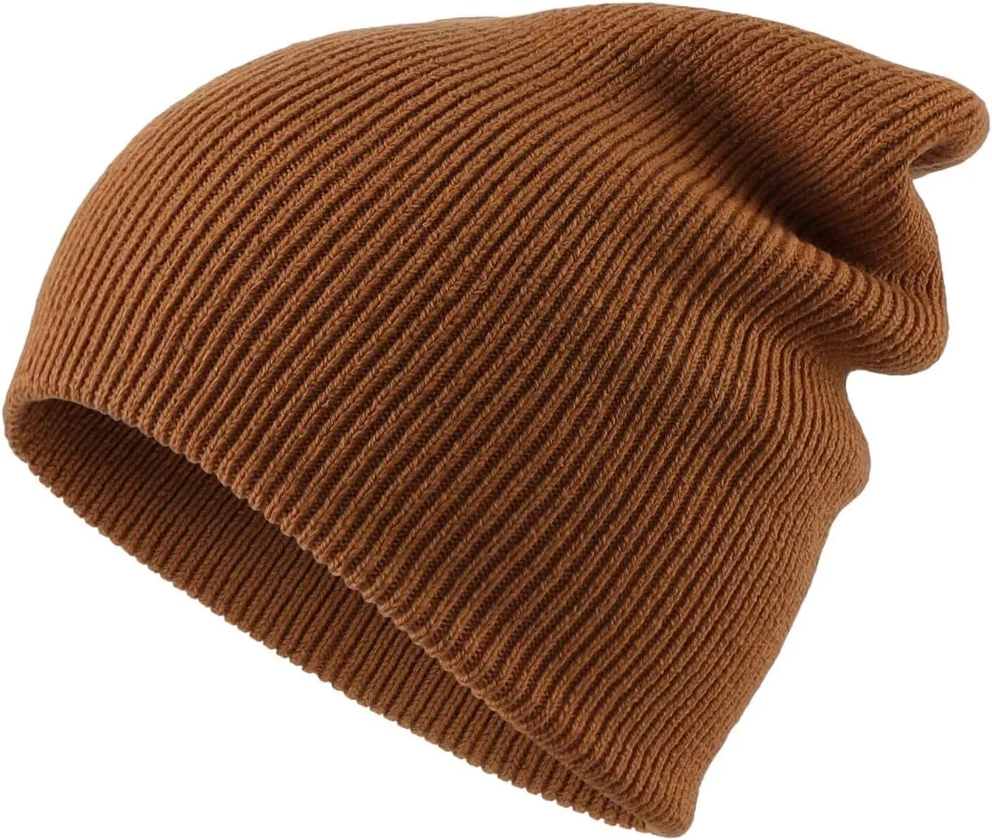 Connectyle Men's Cuffed Beanie Hat Thick Knitted Winter Hat Acrylic Warm Stocking Skull Caps