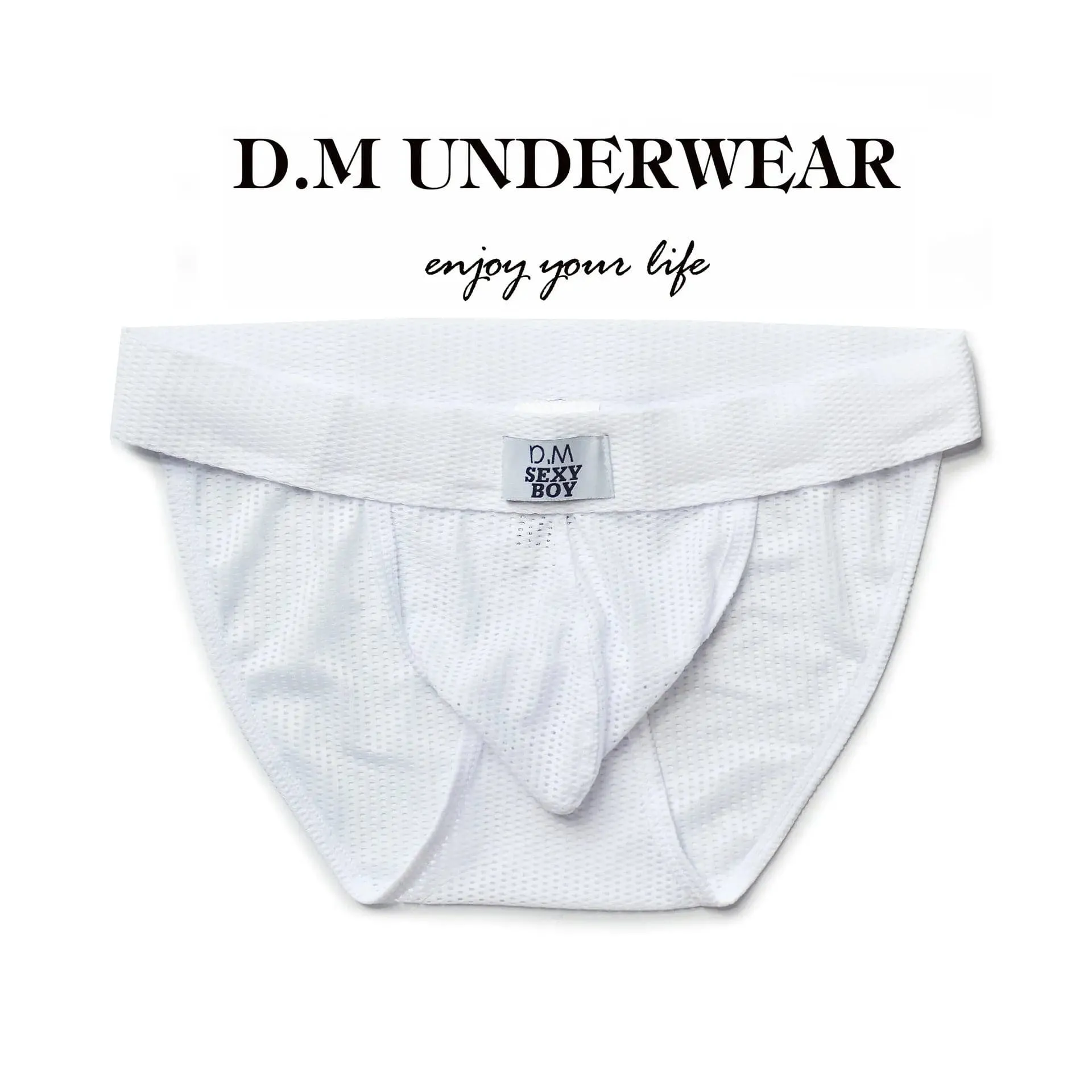 D.M mens bikini briefs Low Waist Sexy