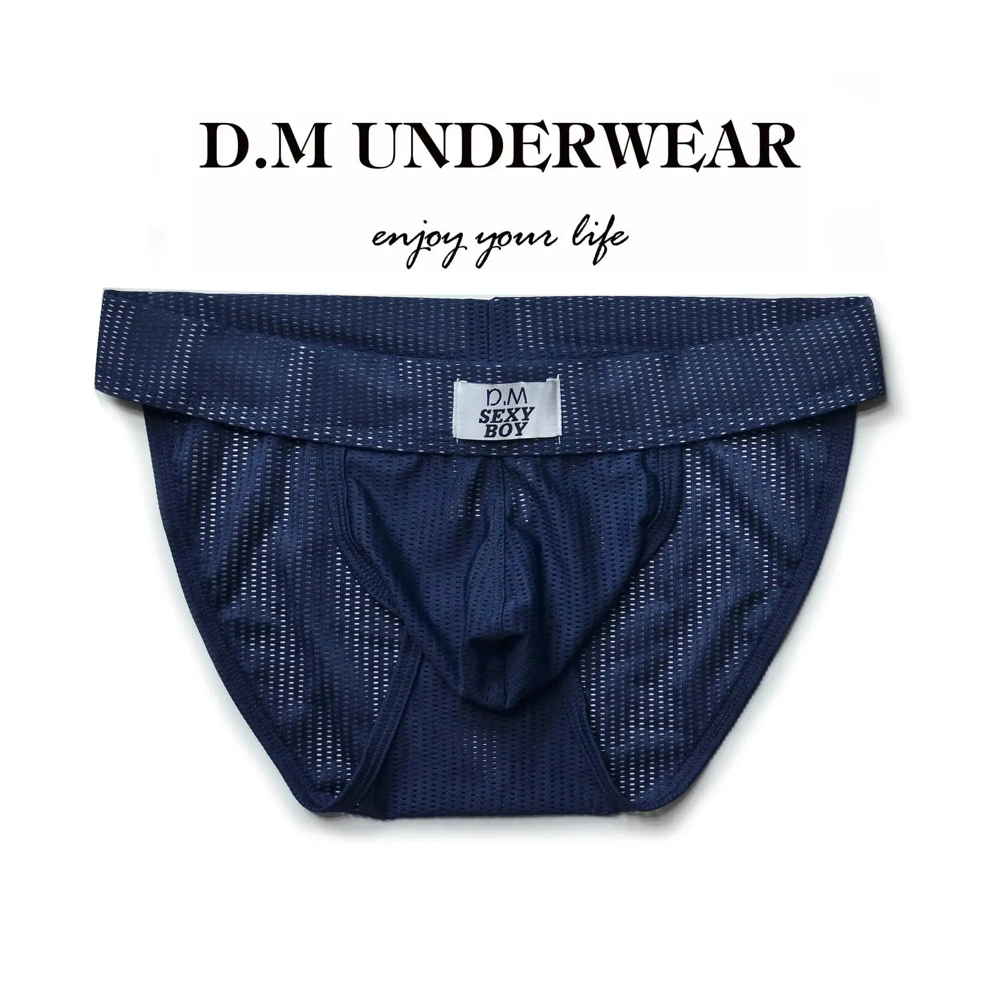 D.M mens bikini briefs Low Waist Sexy
