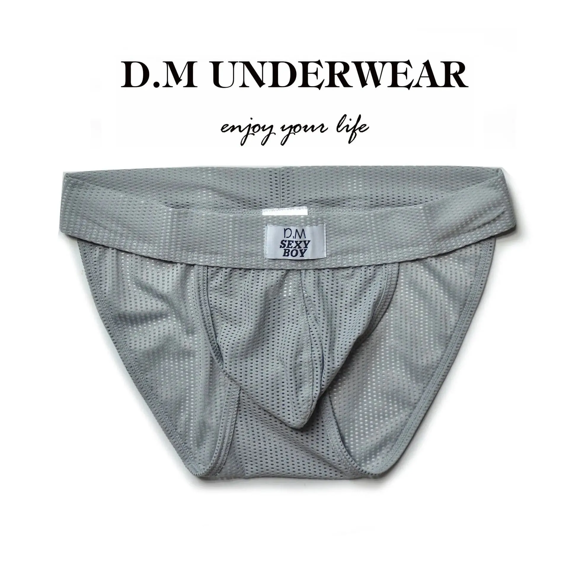D.M mens bikini briefs Low Waist Sexy
