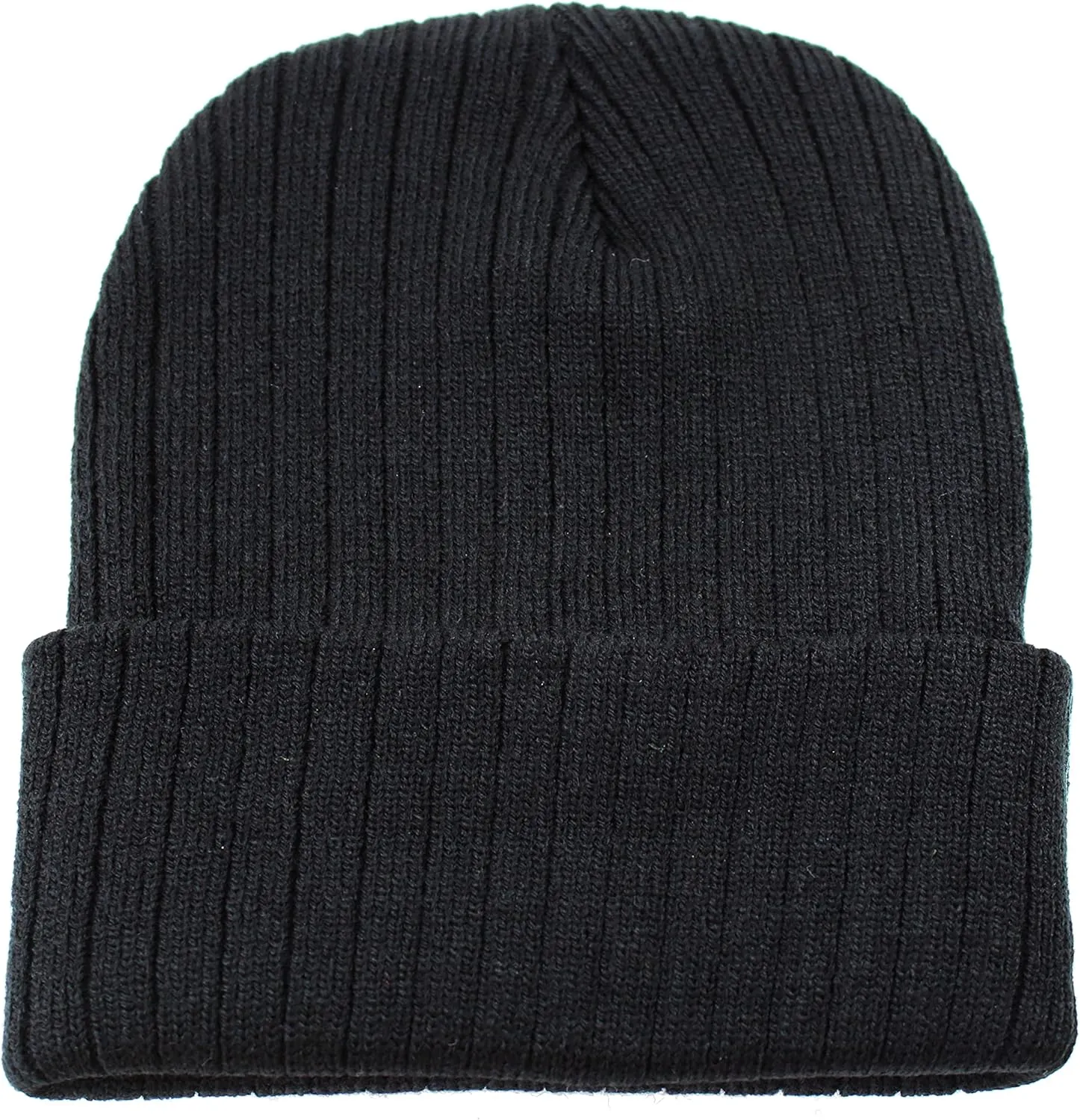 Gelante Men Women Warm Knit Cuffed Plain Beanie Hat Skull Cap.
