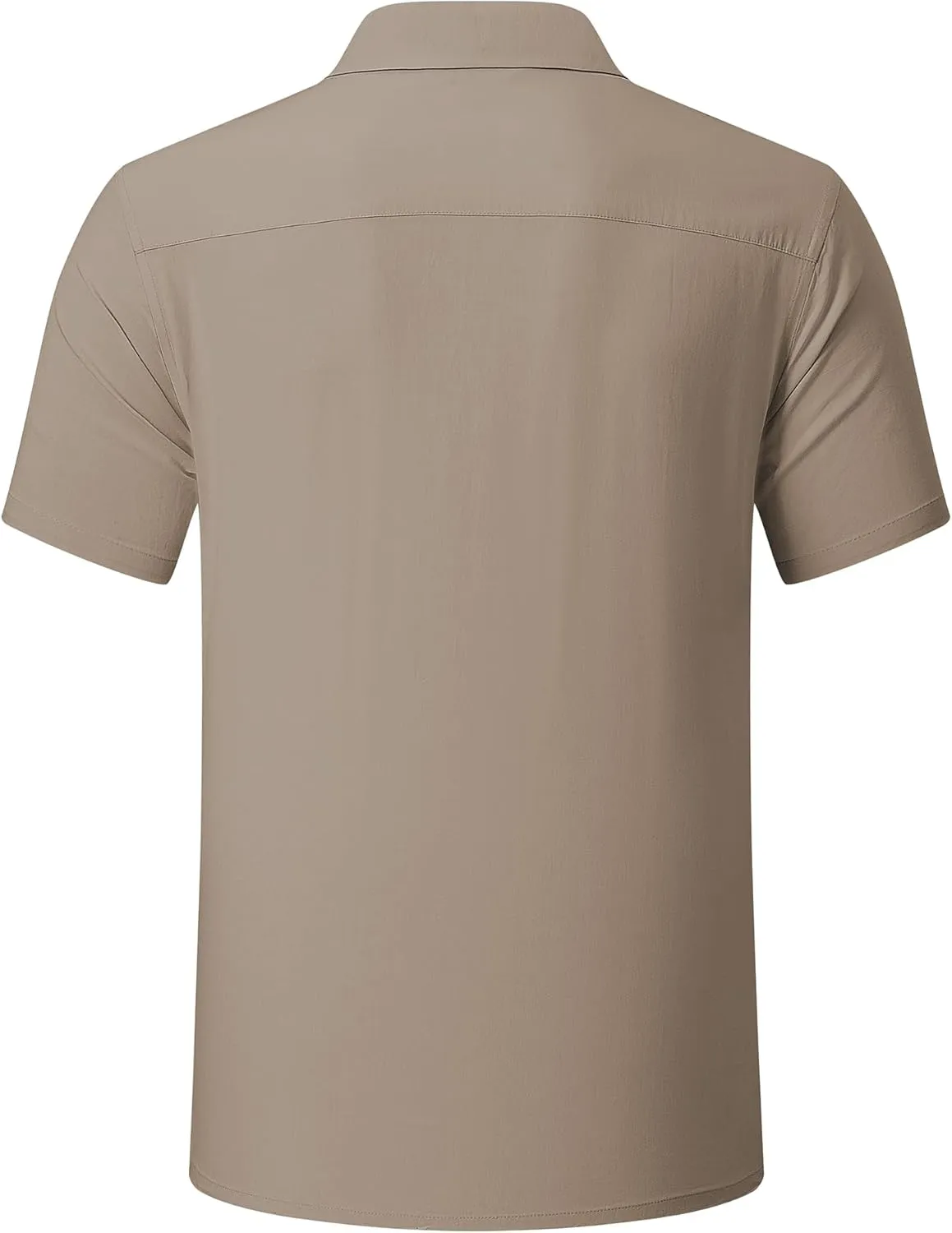 JMIERR Mens Linen Shirts Casual Short Sleeve Button Down Shirts Wrinkle Free Vacation Beach Summer Tops