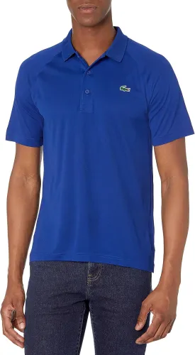 Lacoste Men's Ultra Dry Raglan Sleeve Polo Sport Short