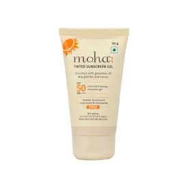 Moha Cosmetics Tinted Sunscreen Gel with SPF50 PA    50g