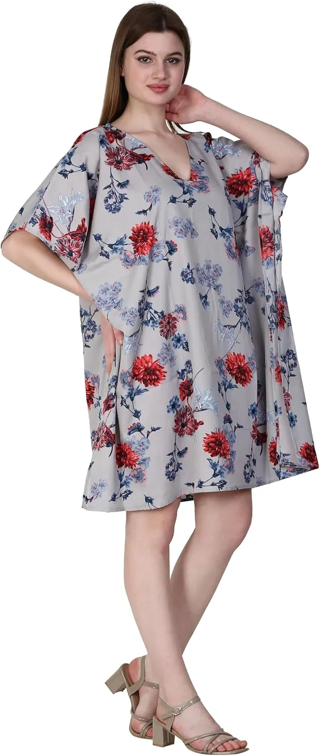 SheKaf Womens Turkish Kaftan Kimono Maxi Dress Caftan Beach Swimsuit Cover up Loungewear