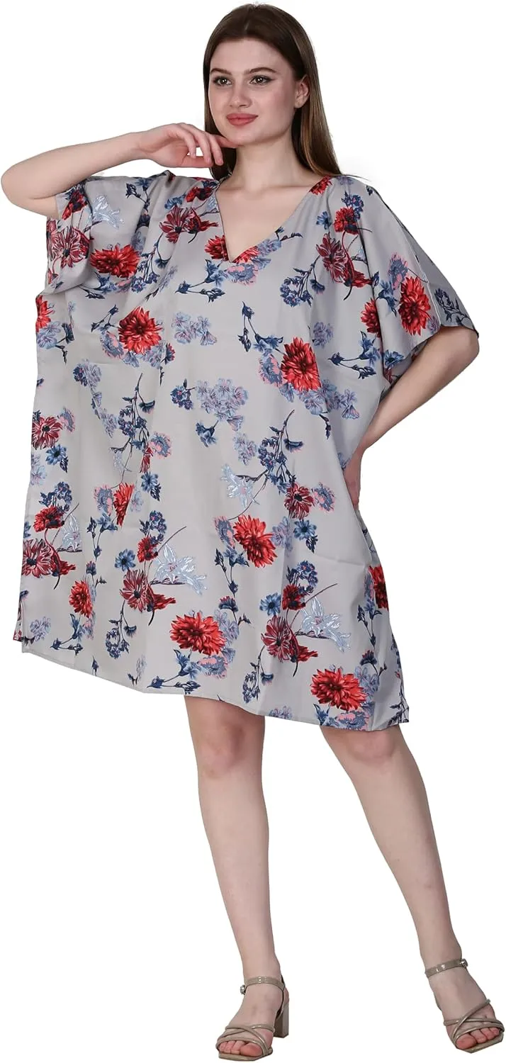 SheKaf Womens Turkish Kaftan Kimono Maxi Dress Caftan Beach Swimsuit Cover up Loungewear