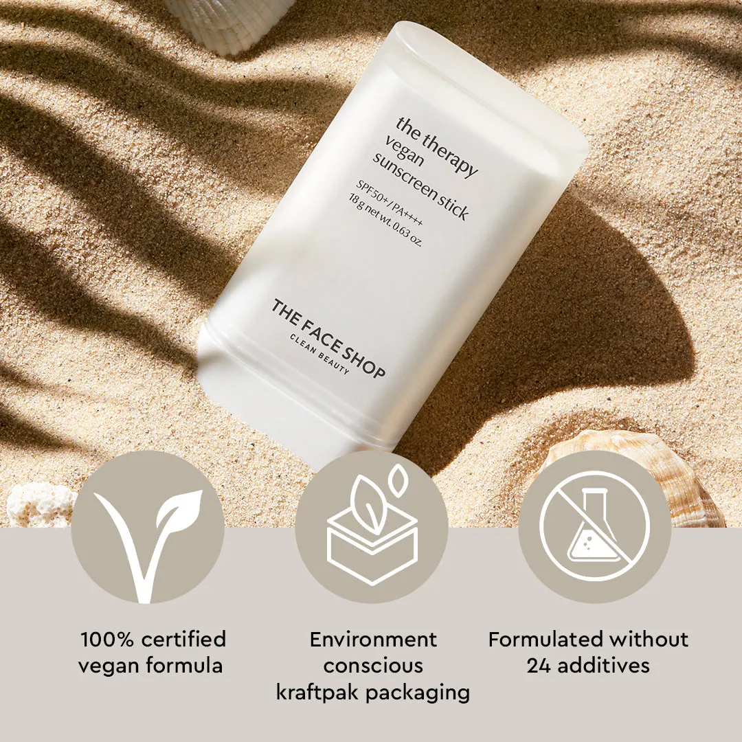 The Therapy Vegan Sunscreen Stick SPF50 